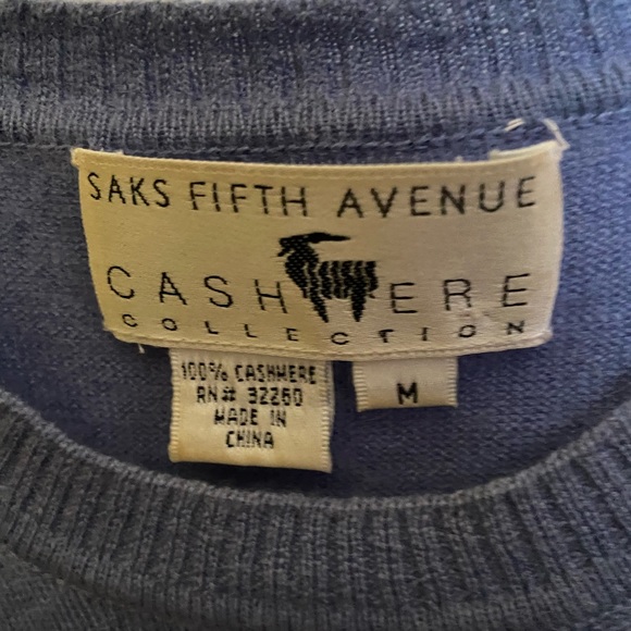 Saks Fifth Avenue Cashmere Sweater - Picture 4 of 5
